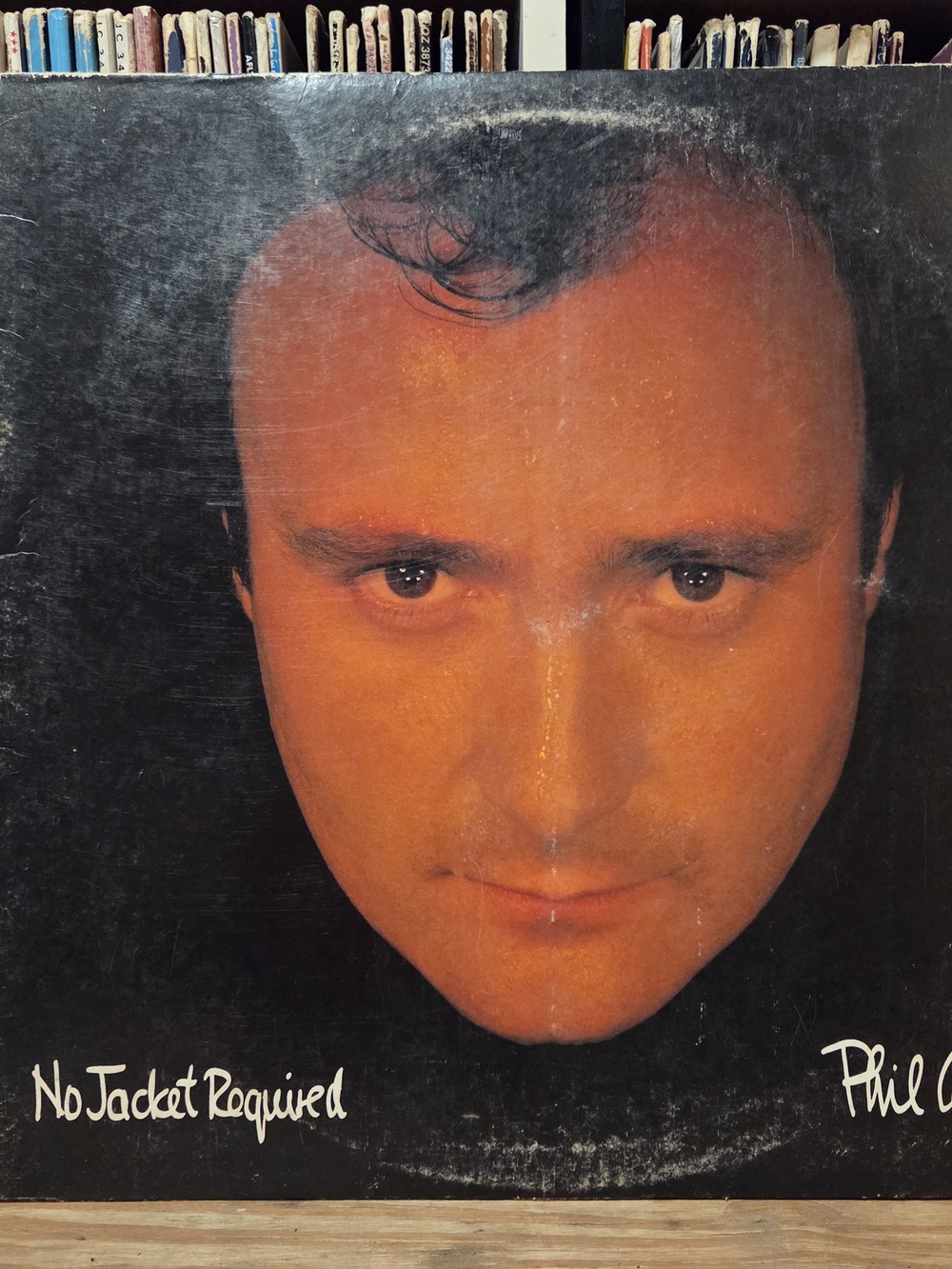 Phil Collins "No Jacket Required" vintage vinyl 85